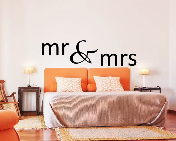 Mr & Mrs Quotes Wall Art Stickers